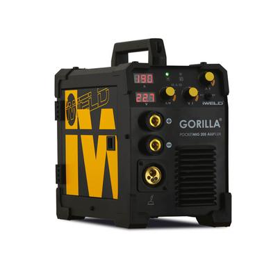 Hegesztő inverter GORILLA POCKETMIG 205 ALUFLUX 