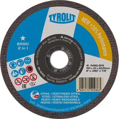 Tyrolit 125x1,6x22,23 Inox Basic